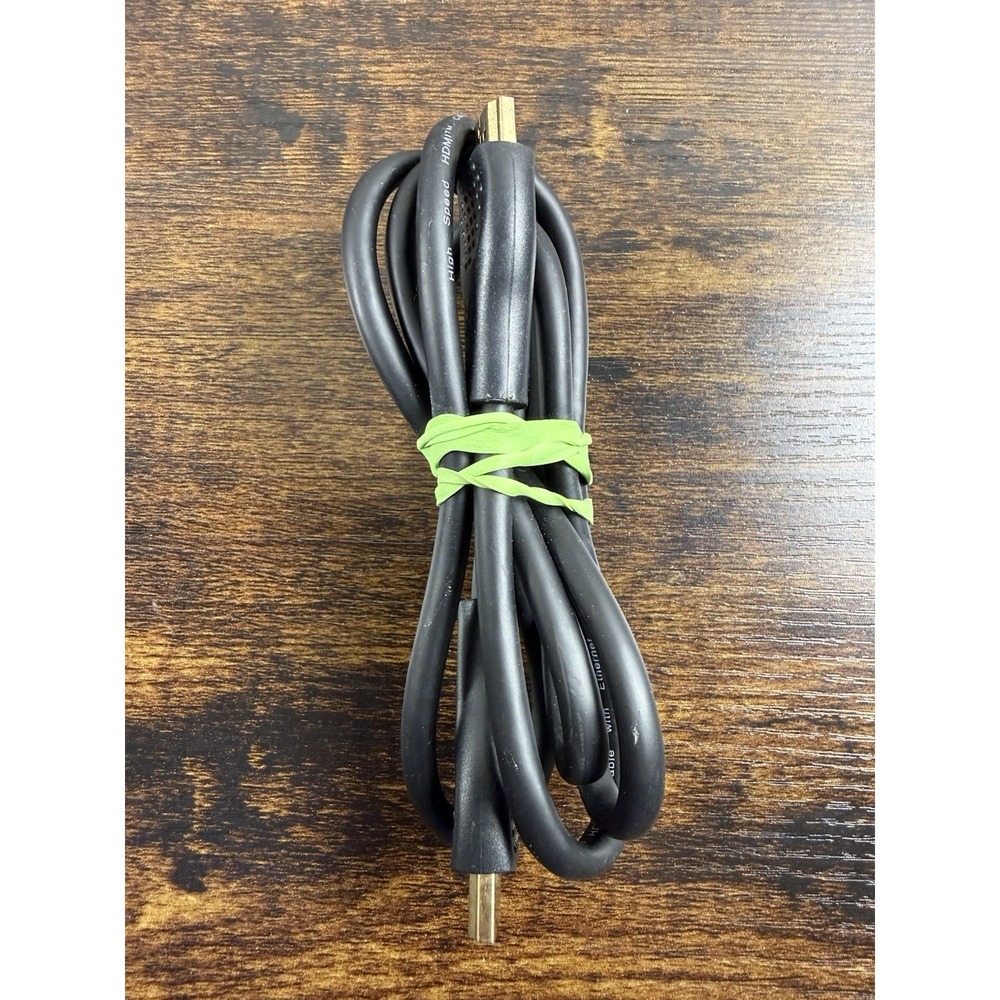 High Speed HDMI Cable 6ft 4K UHD Ethernet‎ Male to Male Black TV Monitor